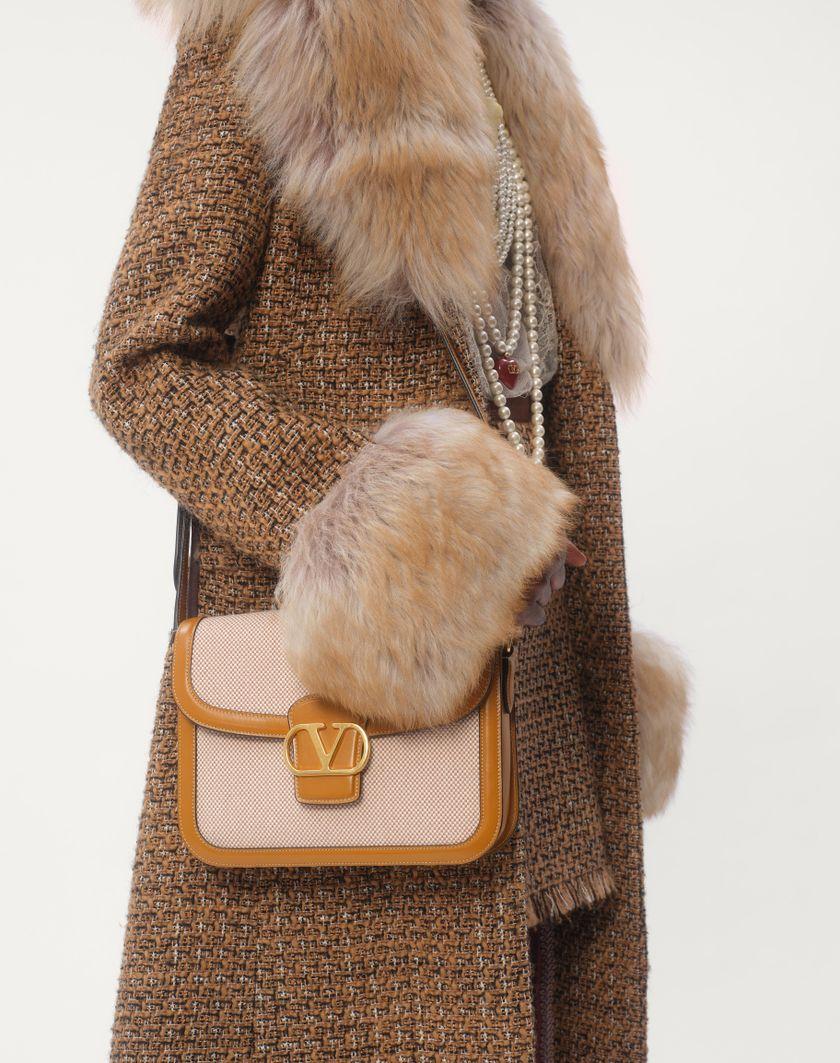 Valentino Handbags Cappotto In Fantasy Tweed per Donna in Marrone/multicolor | Valentino IT Nuova