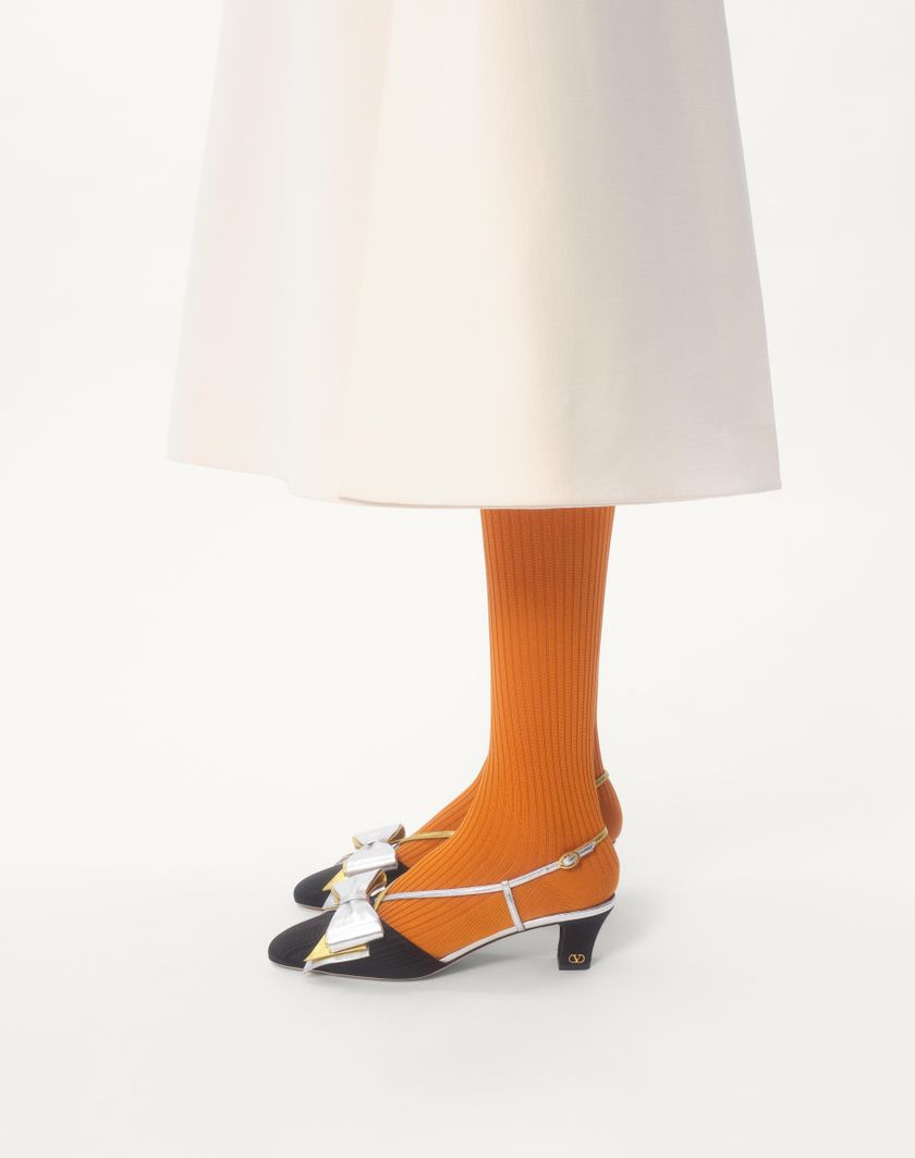 Valentino Handbags Abito Midi In Crepe Couture per Donna in Avorio | Valentino IT Negozi Online