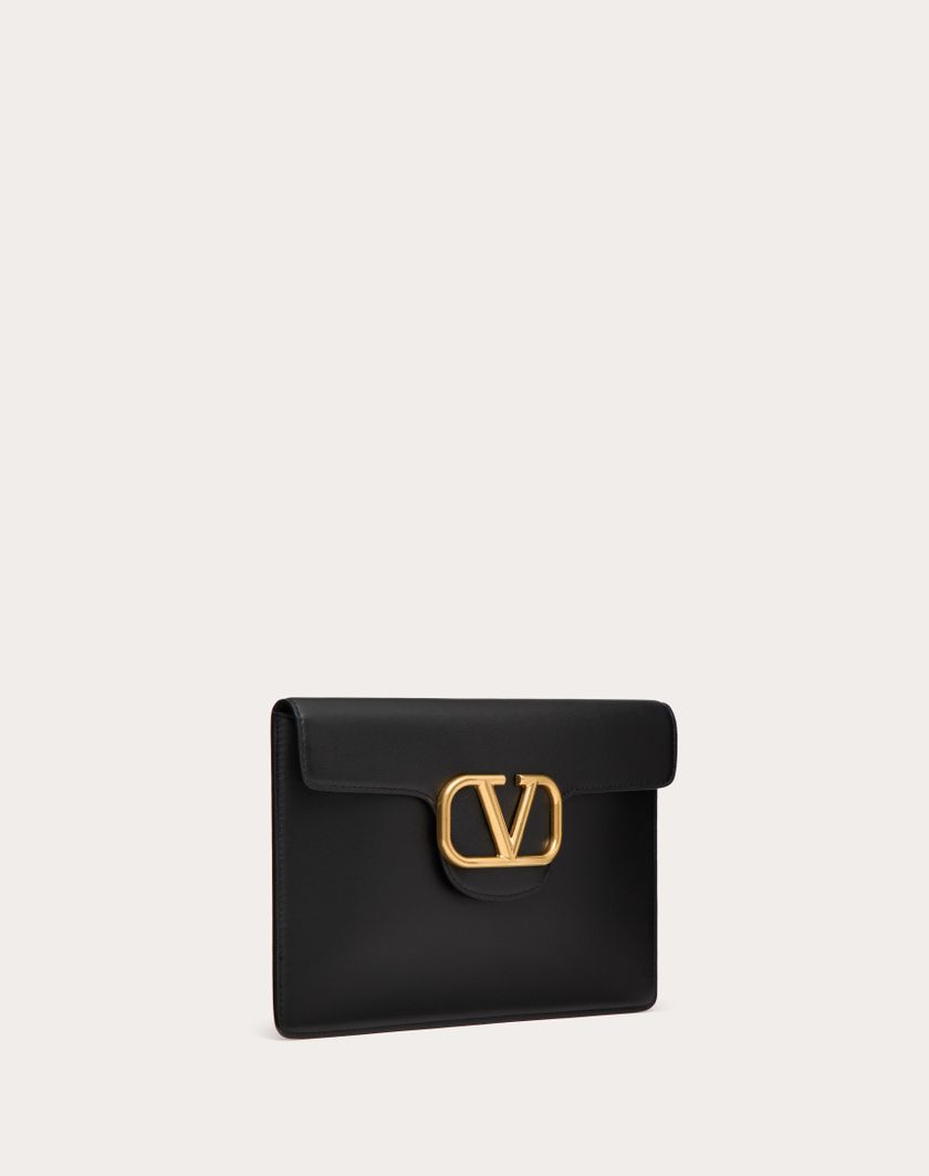 Valentino Handbags Pochette Valentino Garavani Locò In Vitello per Donna in Light Ivory | Valentino IT In Linea