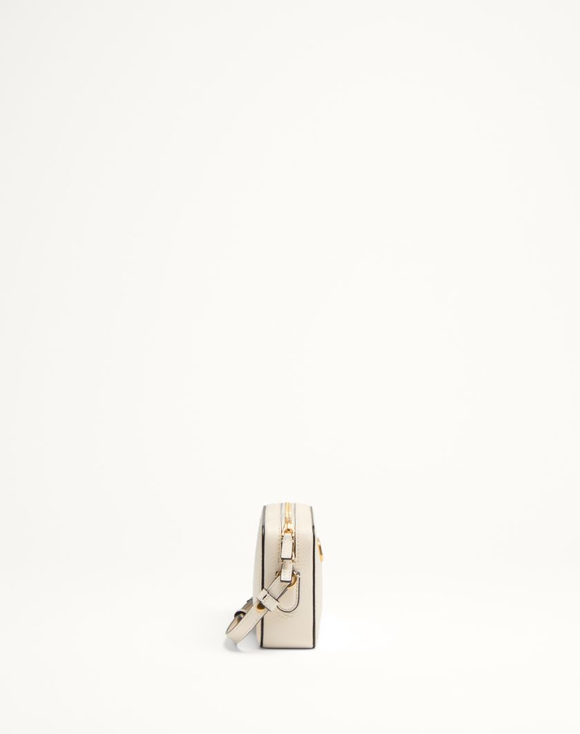 Valentino Handbags Mini Borsa A Tracolla Valentino Garavani Alltime In Vitello Granato per Donna in Mandorla | Valentino IT Nuovo