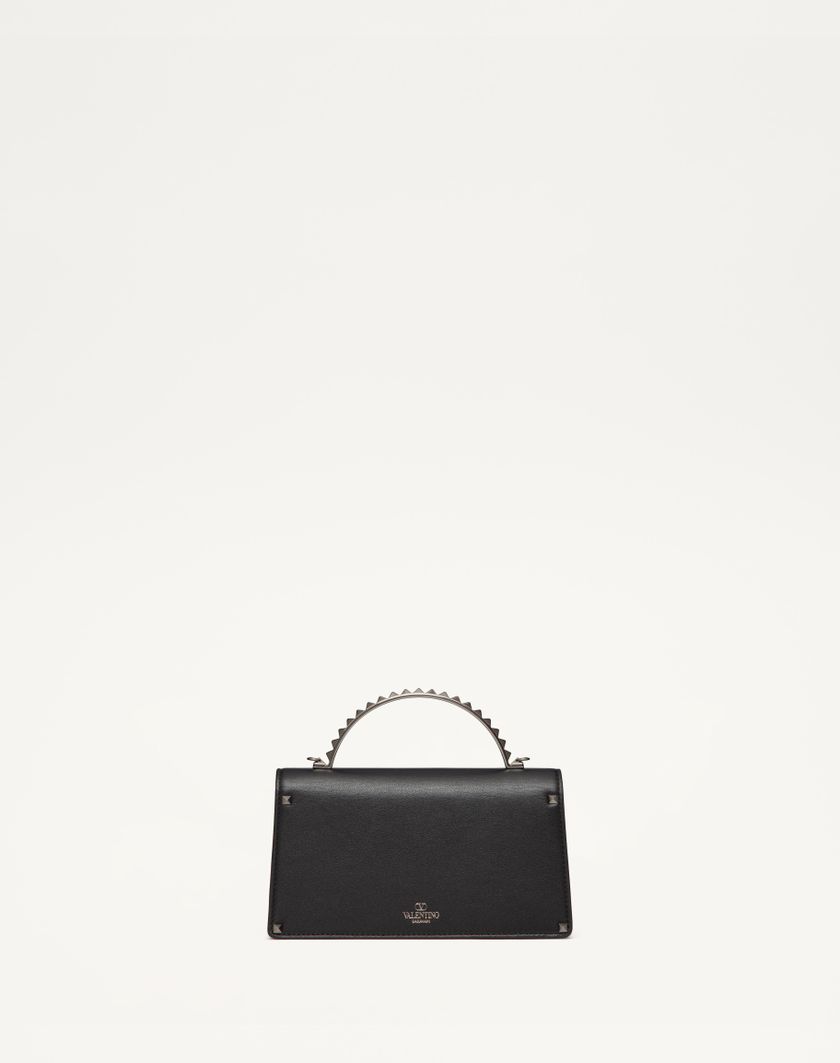 Valentino Handbags Mini Borsa A Mano Rockstud In Vitello per Donna in Nero | Valentino IT Spedizione Gratuita