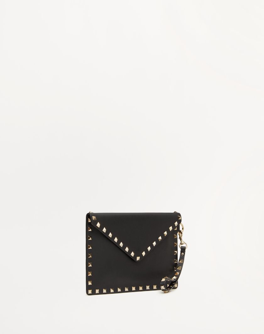 Valentino Handbags Pouch Rockstud In Vitello per Donna in Poudre | Valentino IT Fino Al -60%
