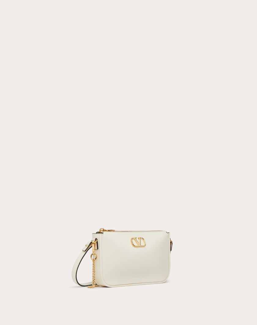 Valentino Handbags Mini Borsa Con Tracolla Vlogo Signature In Vitello per Donna in Nero | Valentino IT Sconto