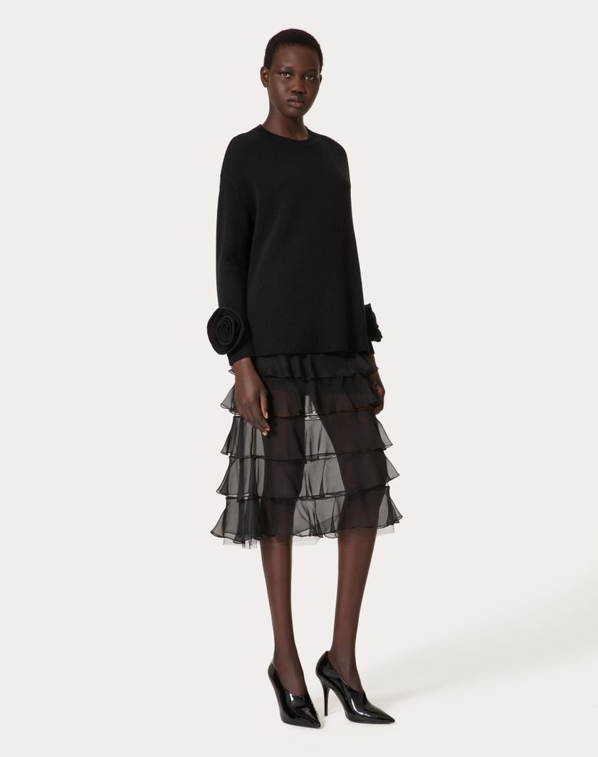 Valentino Handbags Maglia In Lana per Donna in Nero | Valentino IT Vendite Flash