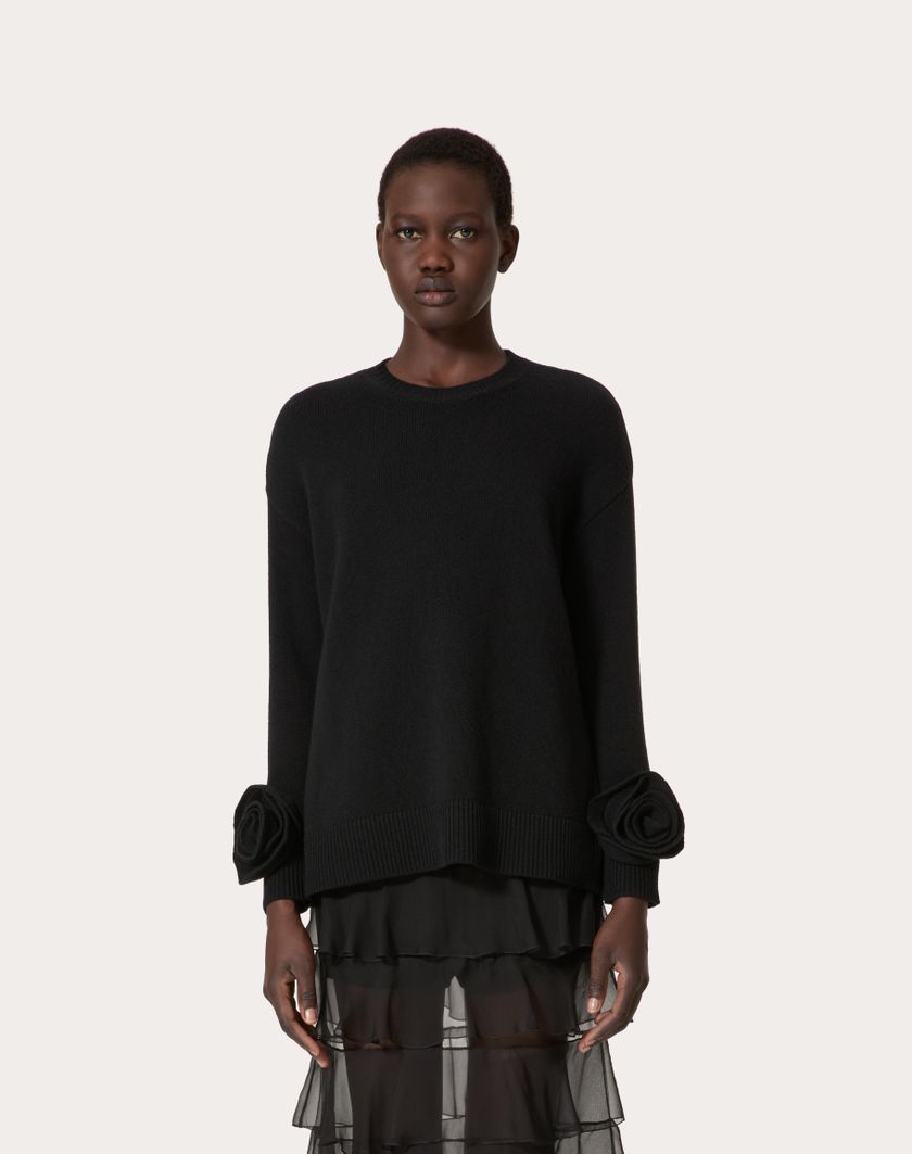 Valentino Handbags Maglia In Lana per Donna in Nero | Valentino IT Vendite Flash