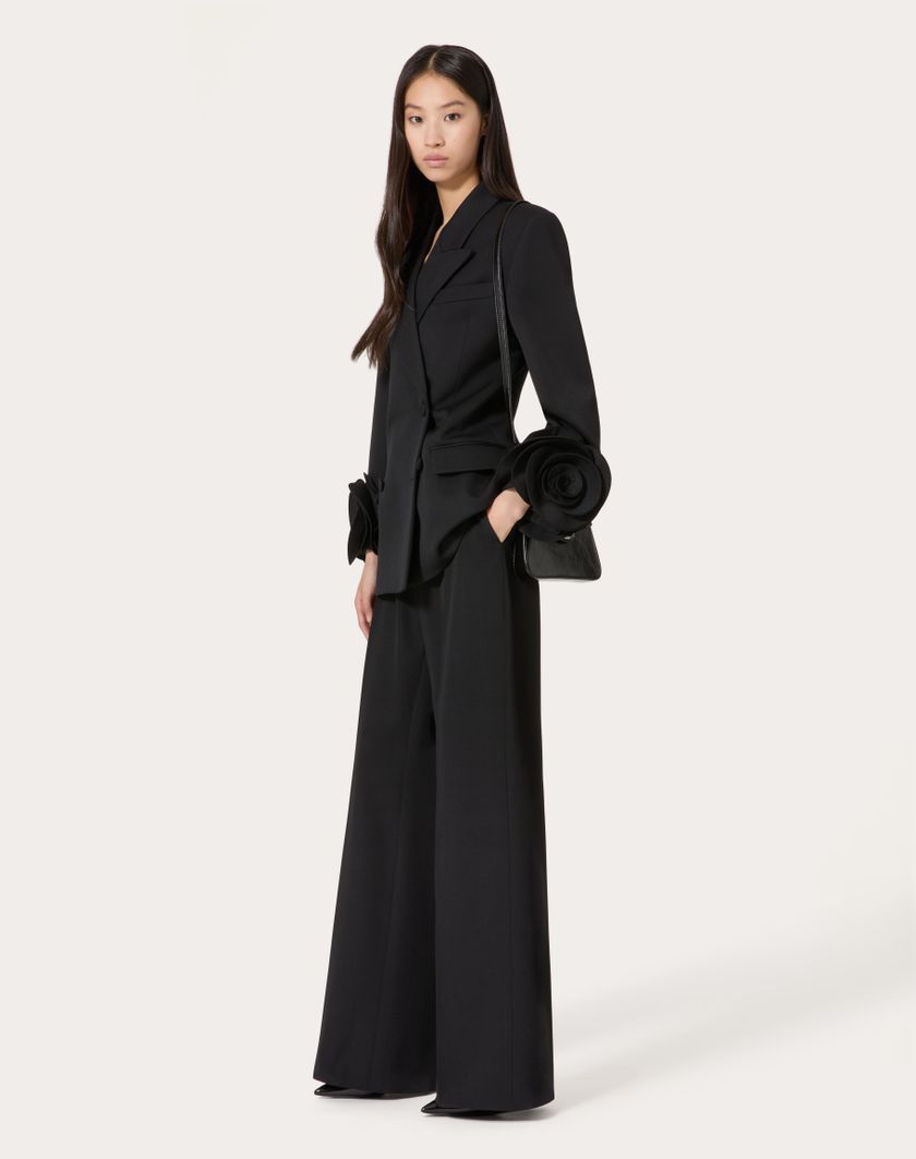 Valentino Handbags Pantalone In Grisaille per Donna in Nero | Valentino IT Nuova