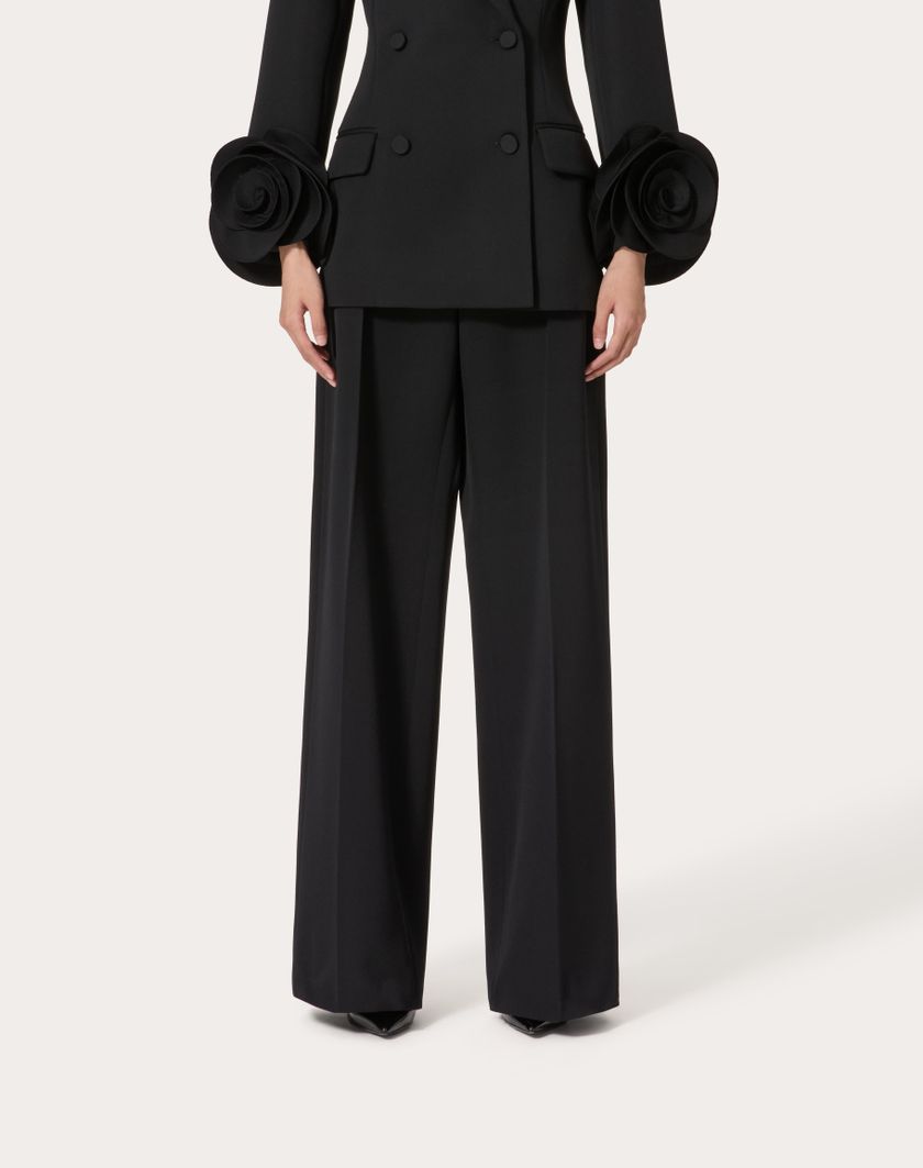 Valentino Handbags Pantalone In Grisaille per Donna in Nero | Valentino IT Nuova