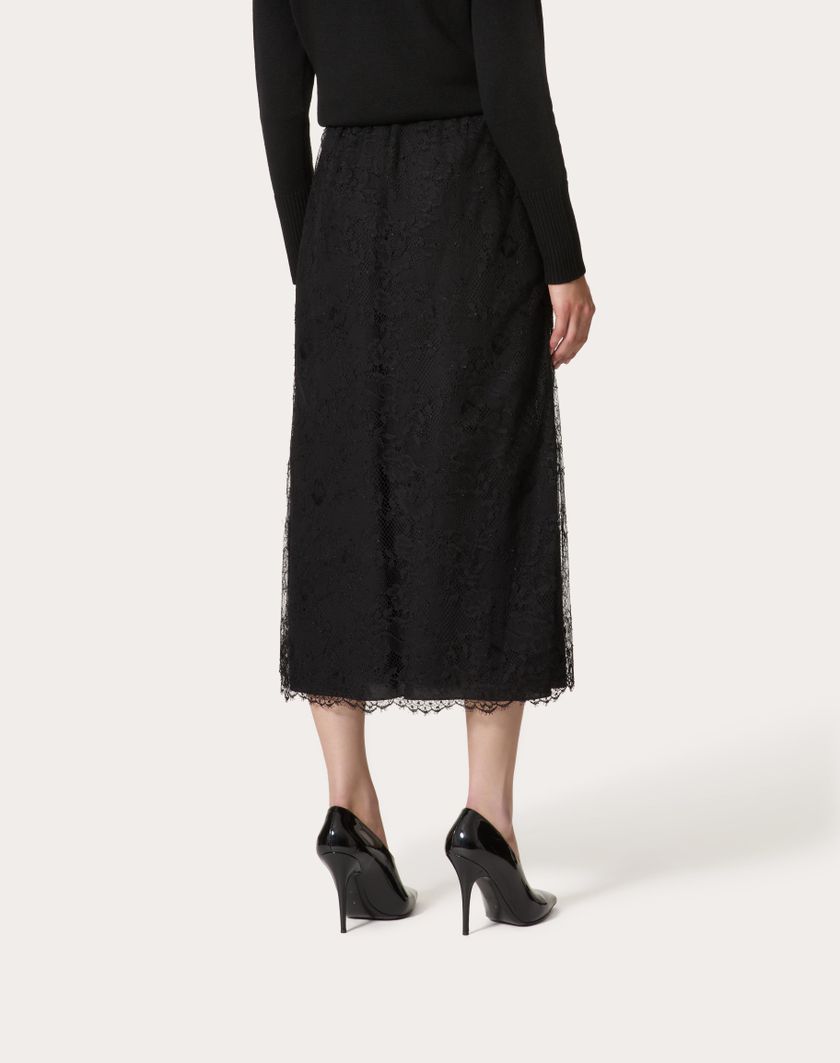 Valentino Handbags Gonna Midi per Donna in Nero | Valentino IT Italia