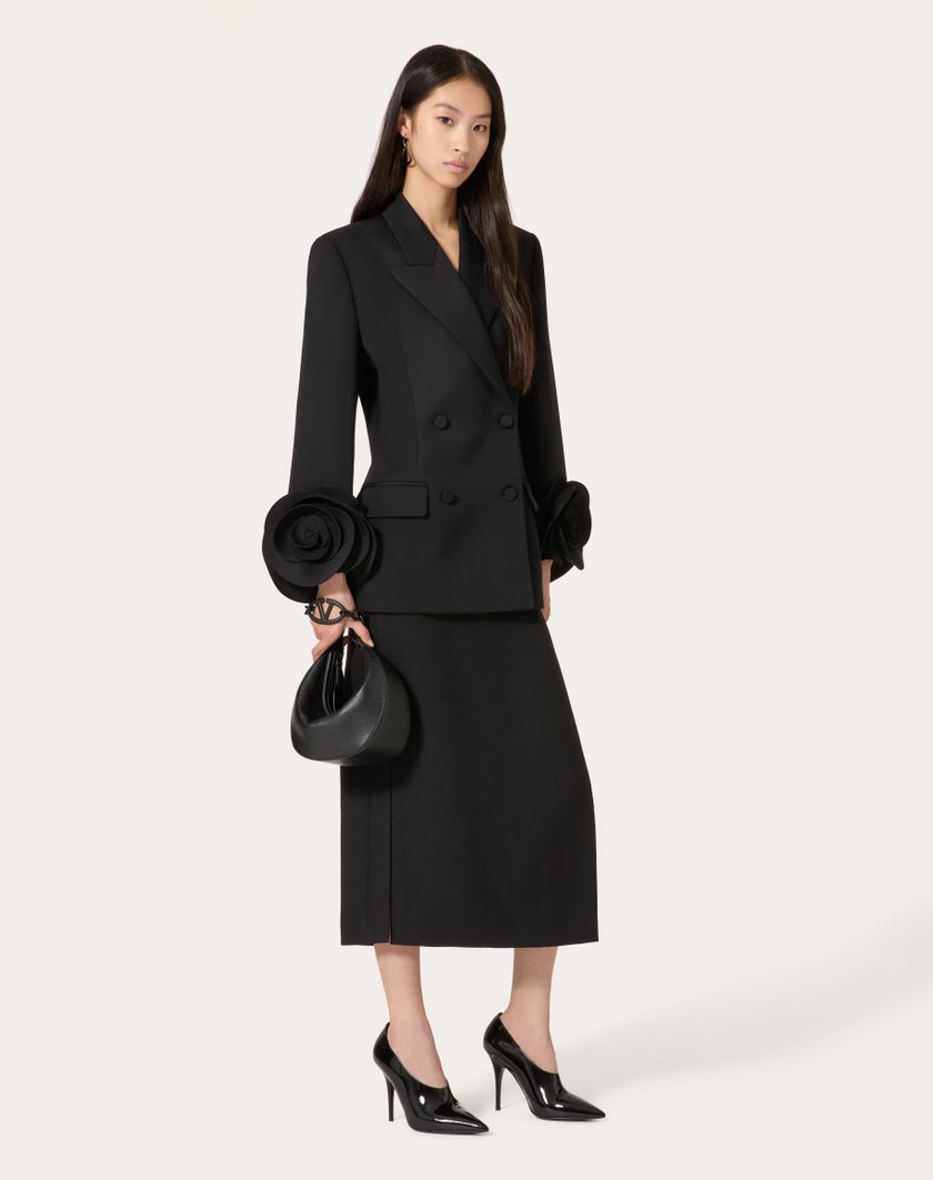 Valentino Handbags Giacca In Grisaille per Donna in Nero | Valentino IT Promozione