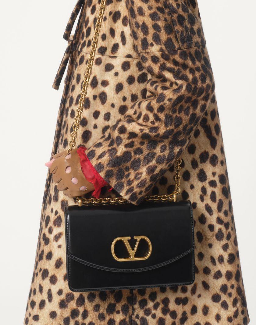 Valentino Handbags Cappotto In Panno Stampato Giaguaro Spots per Donna in Animalier | Valentino IT Offerta