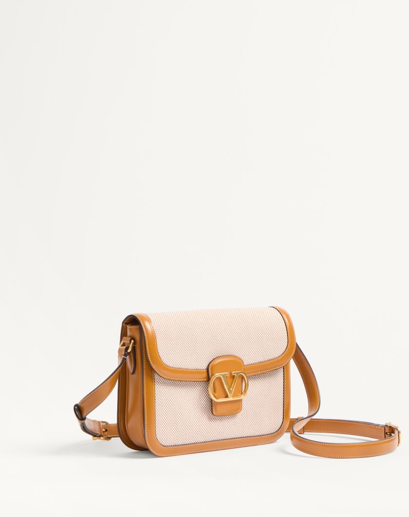 Valentino Handbags Borsa A Spalla Valentino Garavani 9to5 In Canvas per Donna in Beige | Valentino IT Offerte