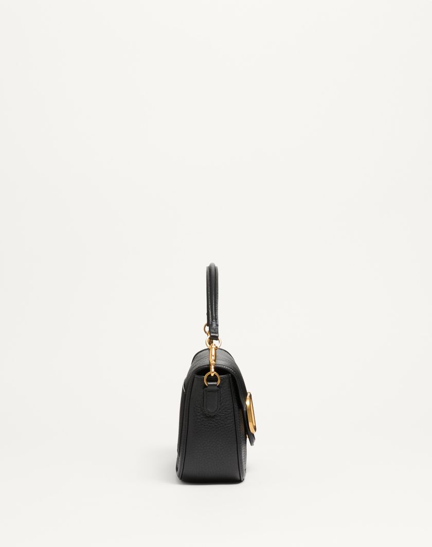Valentino Handbags Borsa A Spalla Valentino Garavani Alltime In Vitello Granato Con Tracolla Nastro Jacquard per Donna in Nero/bianco | Valentino IT Nuova
