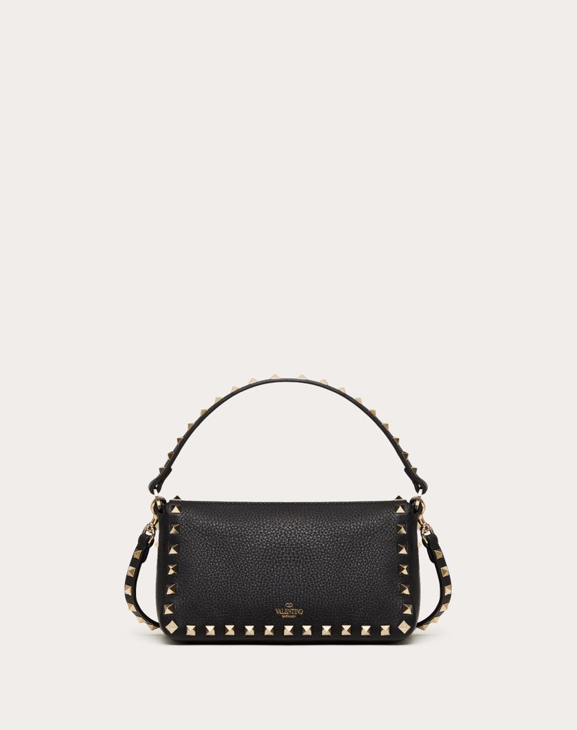 Valentino Handbags Borsa Piccola A Tracolla Rockstud In Vitello Granato per Donna in Light Ivory | Valentino IT In Linea