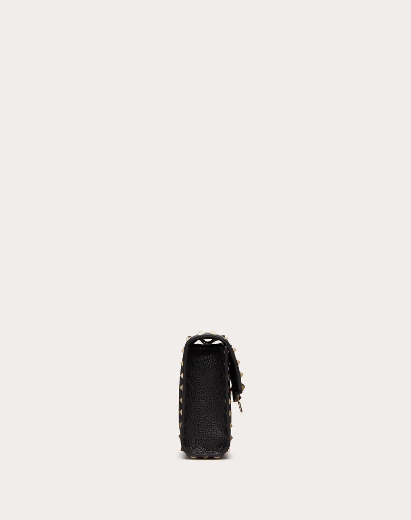 Valentino Handbags Borsa Piccola A Tracolla Rockstud In Vitello Granato per Donna in Mandorla | Valentino IT Vendita