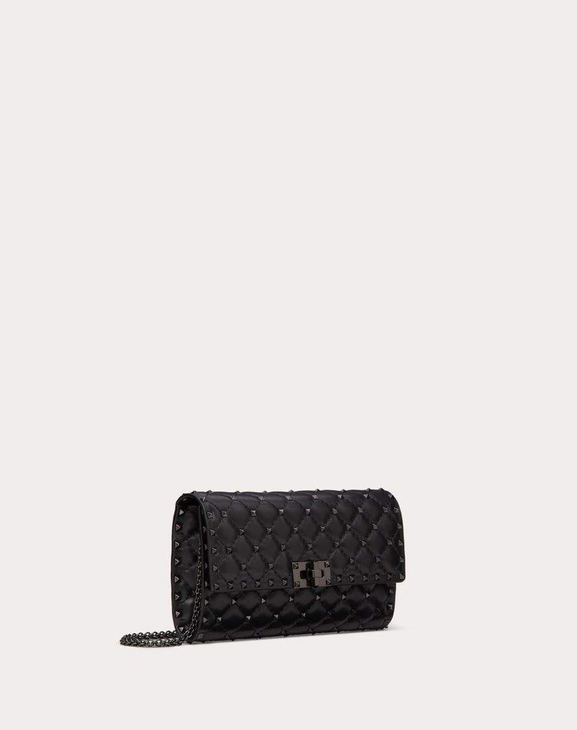 Valentino Handbags Borsa A Tracolla Rockstud Spike In Nappa per Donna in Nero | Valentino IT Acquista Ora