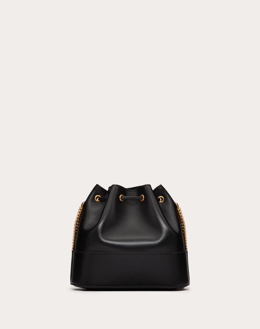 Valentino Handbags Mini Secchiello Con Catena Vlogo Signature In Nappa per Donna in Rose Cannelle | Valentino IT Sottocosto