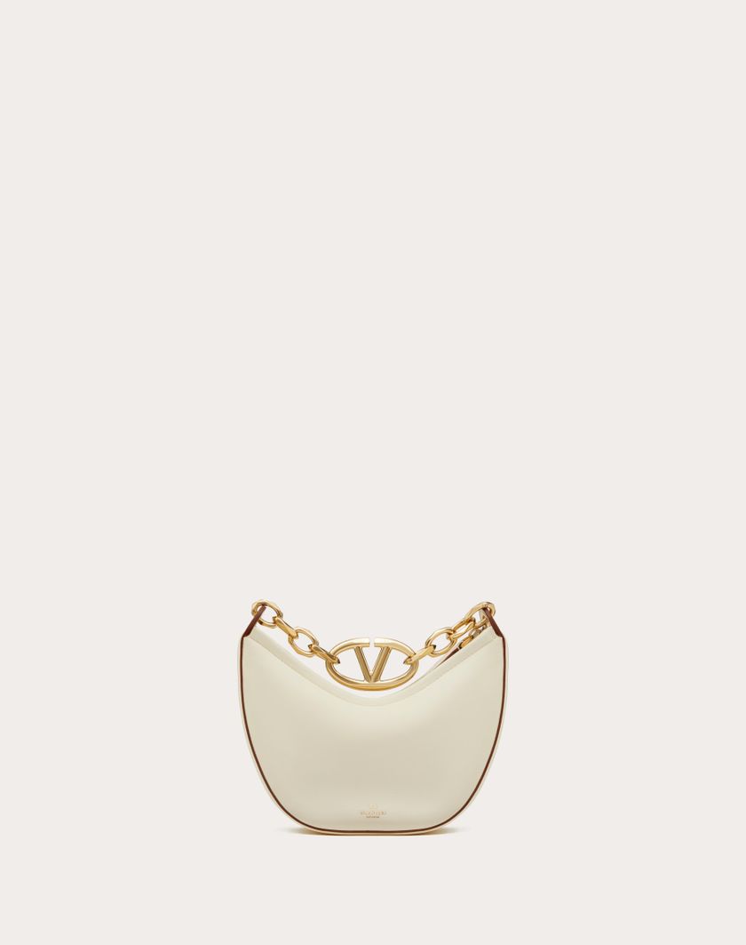 Valentino Handbags Mini Hobo Vlogo Moon Bag In Nappa Con Catena per Donna in Rosso V. | Valentino IT Fino al 65% di sconto