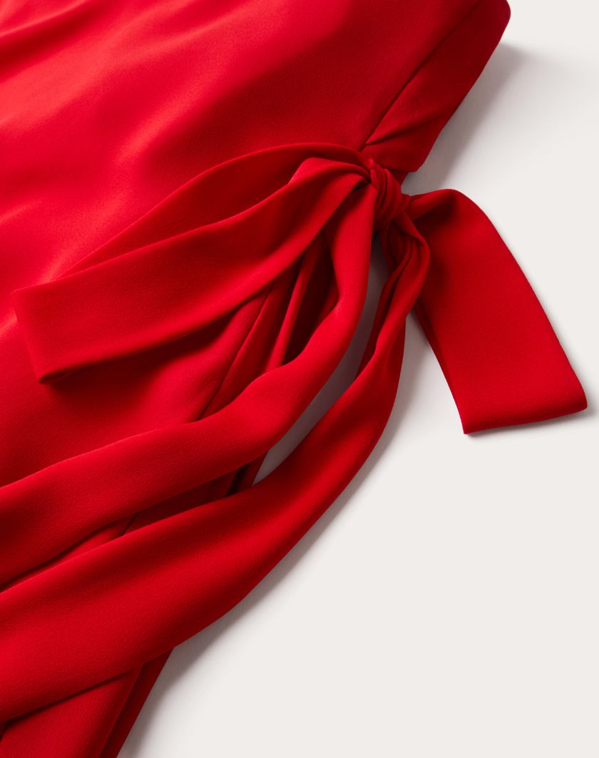 Valentino Handbags Abito Da Sera In Cady Couture per Donna in Rosso | Valentino IT Super sconto