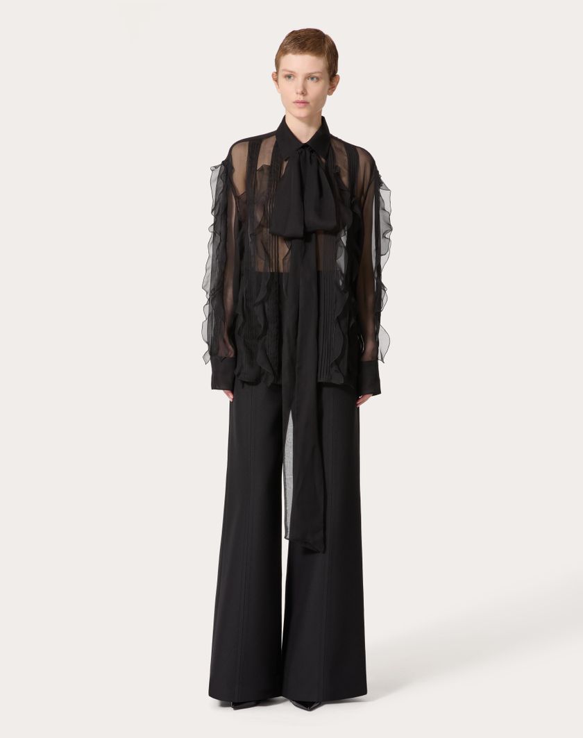 Valentino Handbags Camicia per Donna in Nero | Valentino IT Shopping Online