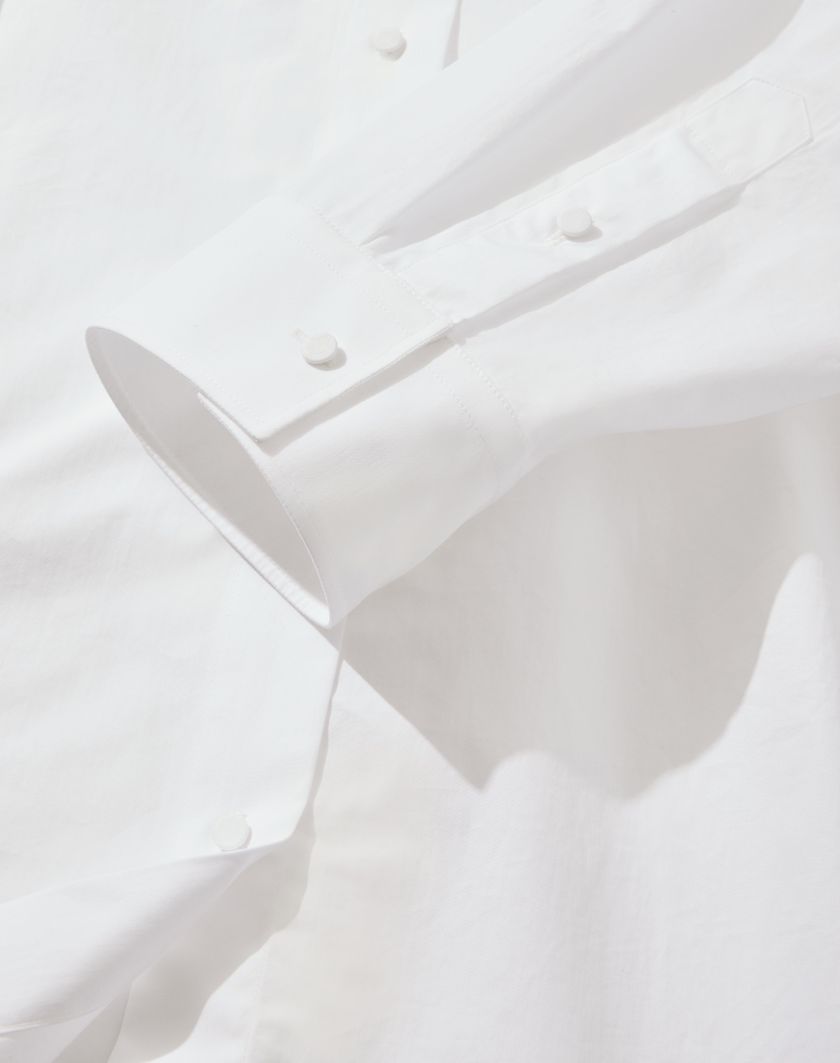 Valentino Handbags Camicia In Cotton Popeline per Donna in Bianco Ottico | Valentino IT Shopping Online