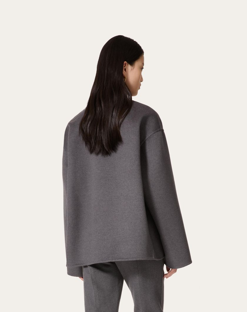 Valentino Handbags Top In Compact Drap per Donna in Grigio Scuro | Valentino IT I Più Venduti