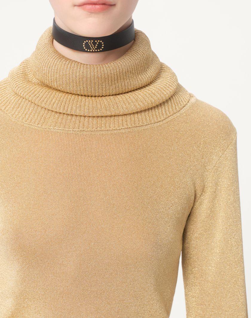 Valentino Handbags Maglia In Lurex per Donna in Rosa | Valentino IT Offerte stagionali