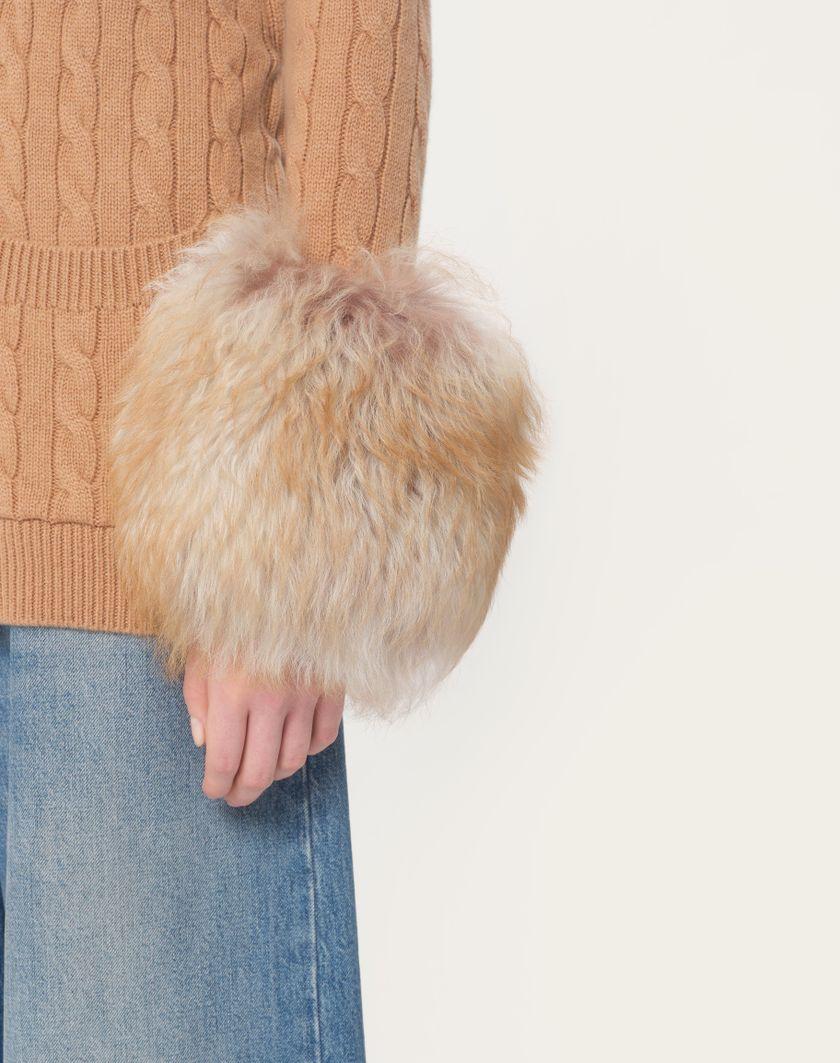 Valentino Handbags Cardigan In Cashmere per Donna in Cammello | Valentino IT Comprane uno, ottenene uno gratis