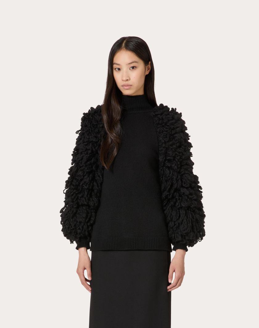 Valentino Handbags Maglia In Lana per Donna in Nero | Valentino IT Ritorno libero