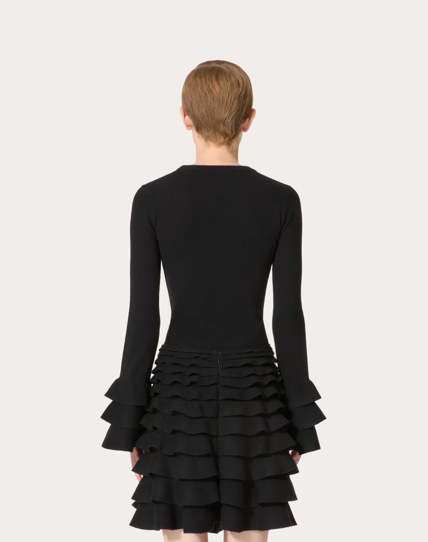 Valentino Handbags Maglia In Viscosa E Lana per Donna in Nero | Valentino IT Rilascio limitato