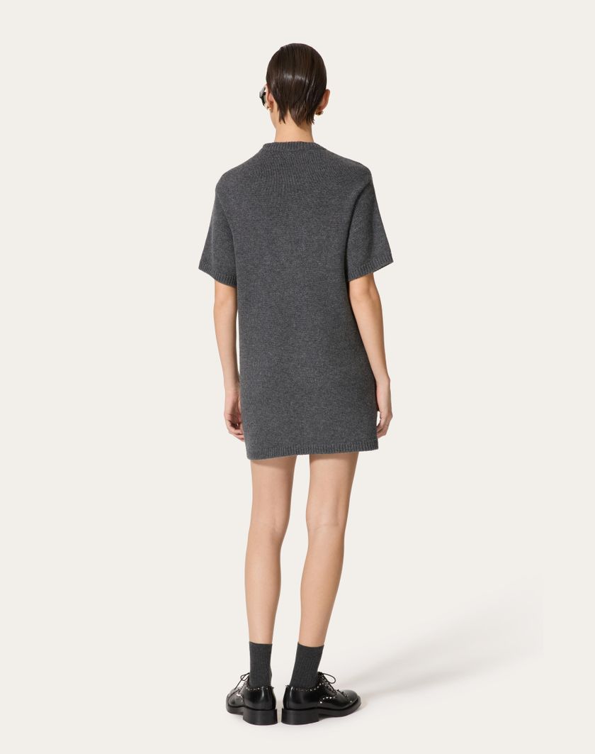 Valentino Handbags Maglia In Lana per Donna in Grigio Scuro | Valentino IT Ultimi due giorni