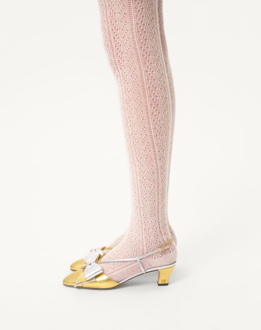 Valentino Handbags Gonna Pantalone In Jacquard Toute La V per Donna in Nero/crema | Valentino IT Nuovo