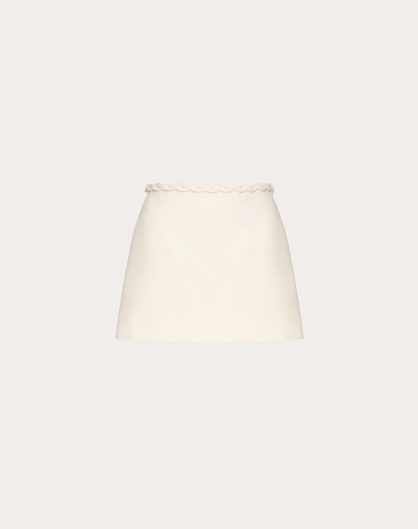 Valentino Handbags Gonna In Crepe Couture per Donna in Avorio | Valentino IT Fino Al -60%