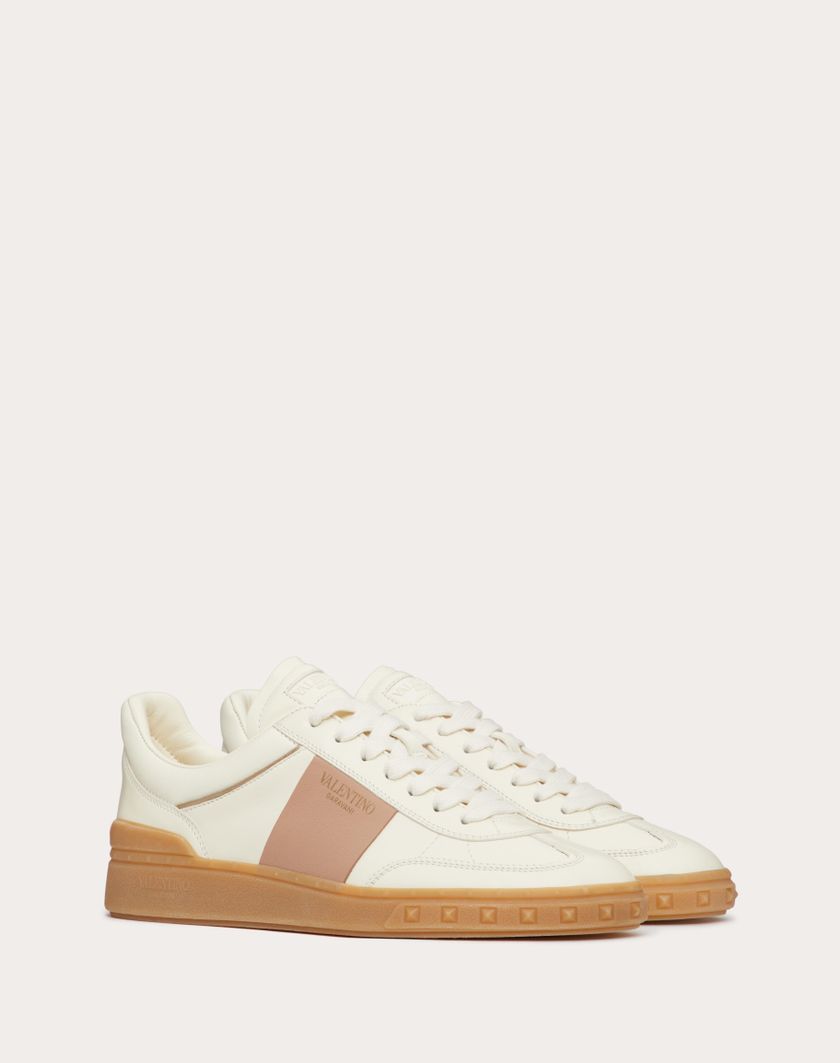 Valentino Handbags Sneaker Upvillage In Vitello Nappato per Donna in Rose Cannelle | Valentino IT Hotsell