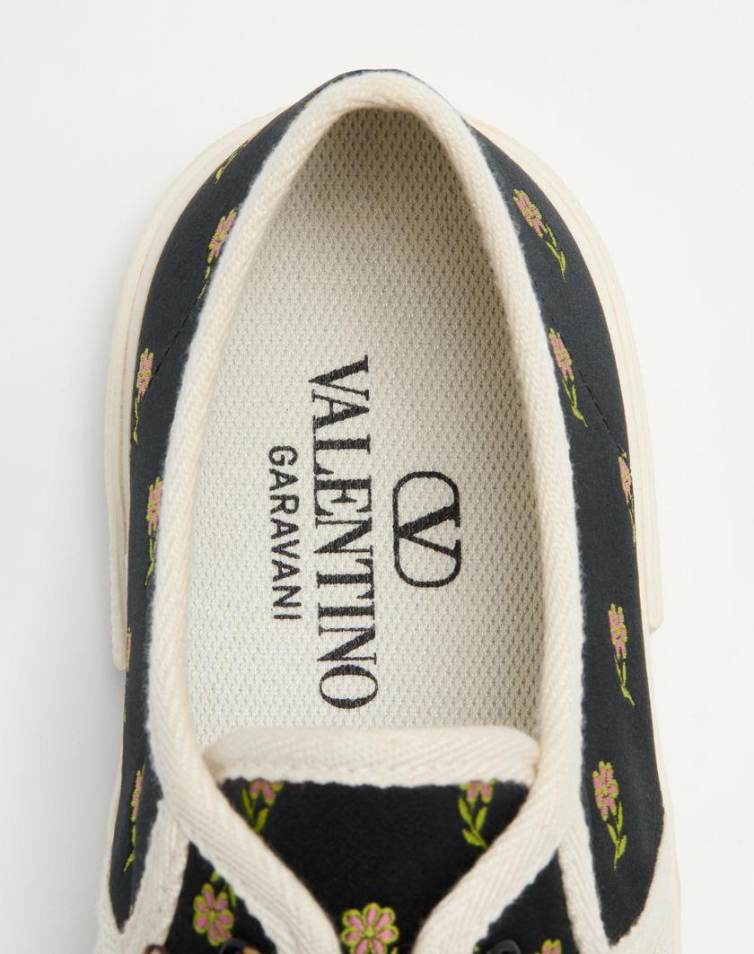 Valentino Handbags Sneaker Bay By Bay In Tessuto Papier Floral per Donna in Multicolor | Valentino IT Vendita Economica