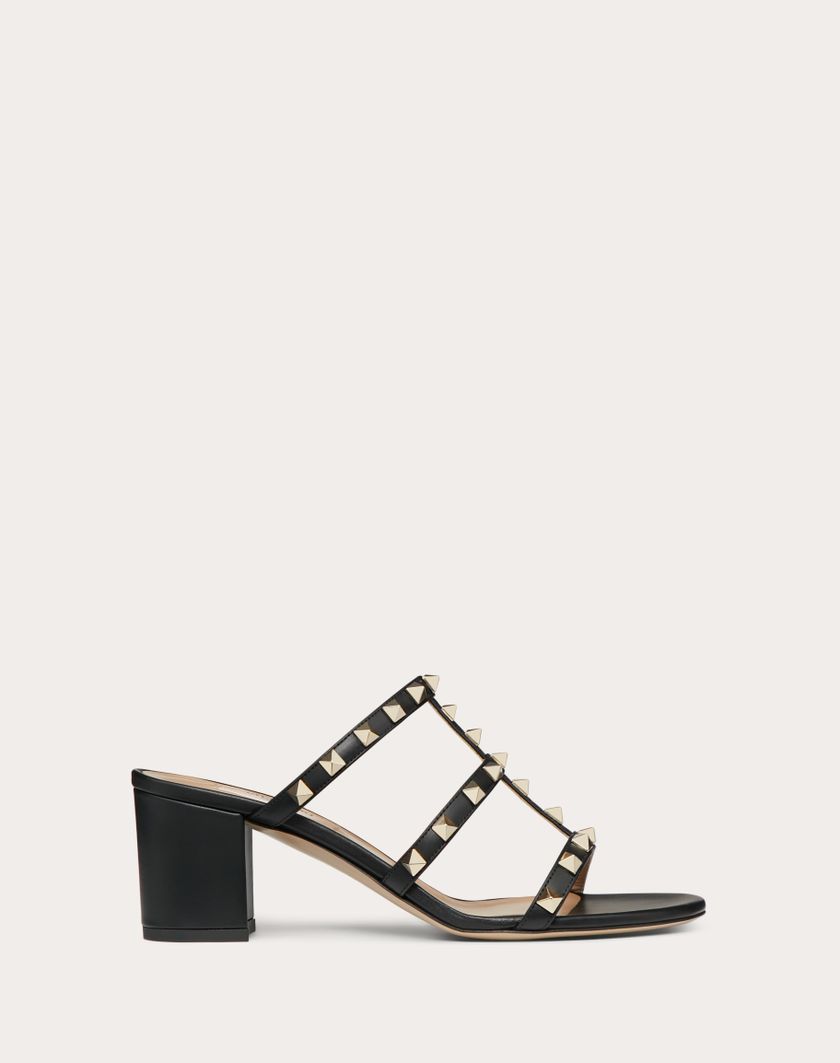 Valentino Handbags Sandalo Slider Rockstud In Vitello 60mm per Donna in Light Ivory | Valentino IT Latest fashion