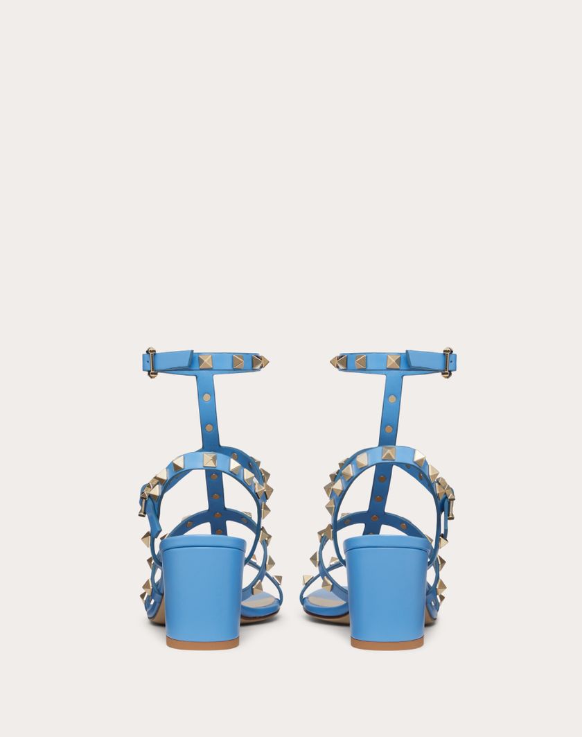 Valentino Handbags Sandalo Rockstud Con Cinturini 60mm per Donna in Poudre | Valentino IT Offerta temporanea