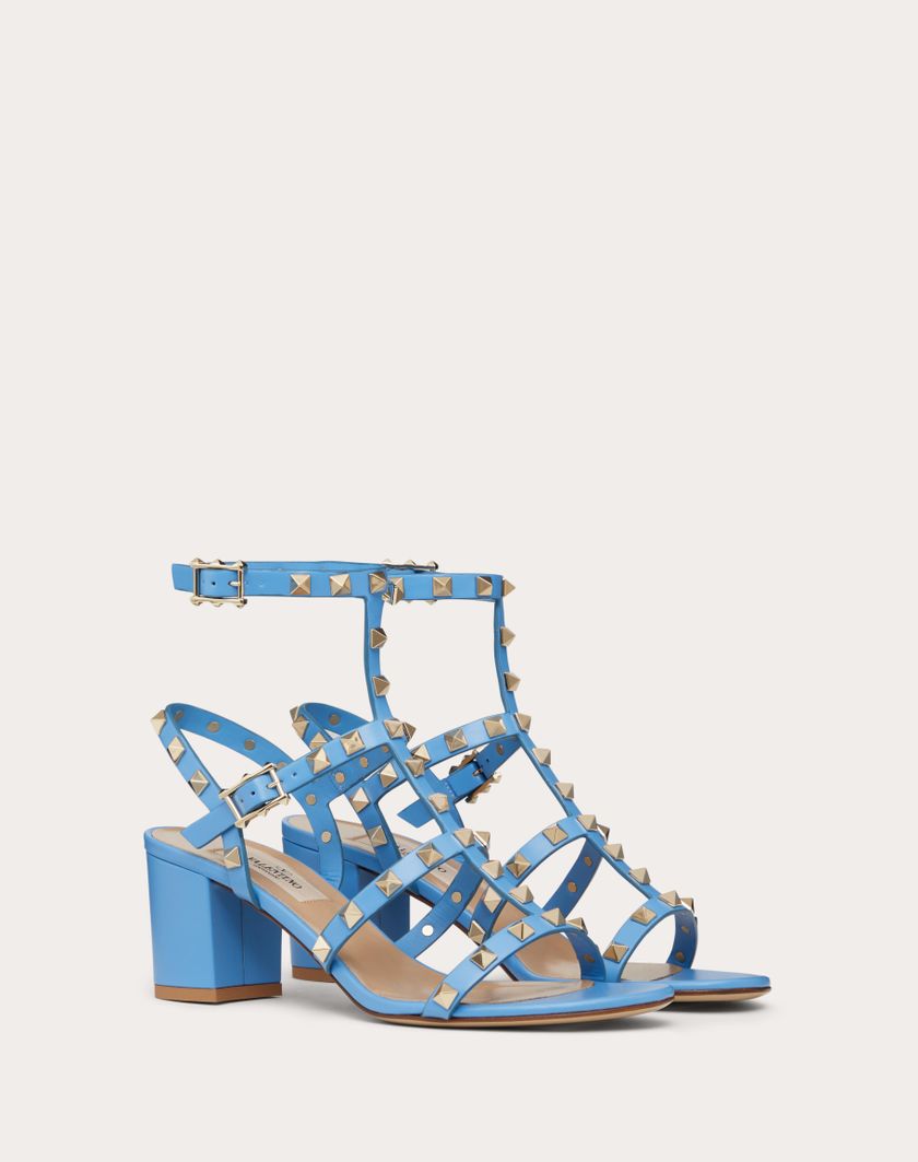 Valentino Handbags Sandalo Rockstud Con Cinturini 60mm per Donna in Nero | Valentino IT Offerte esclusive