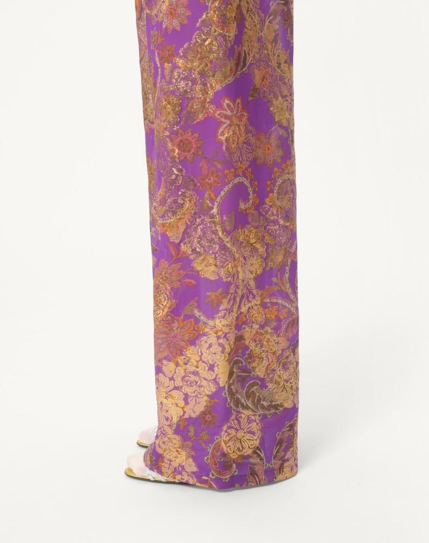 Valentino Handbags Pantaloni In Fil Coupe' Lame' Cachemire Apres L'hiver per Donna in Multicolor | Valentino IT Fino al 60% di sconto