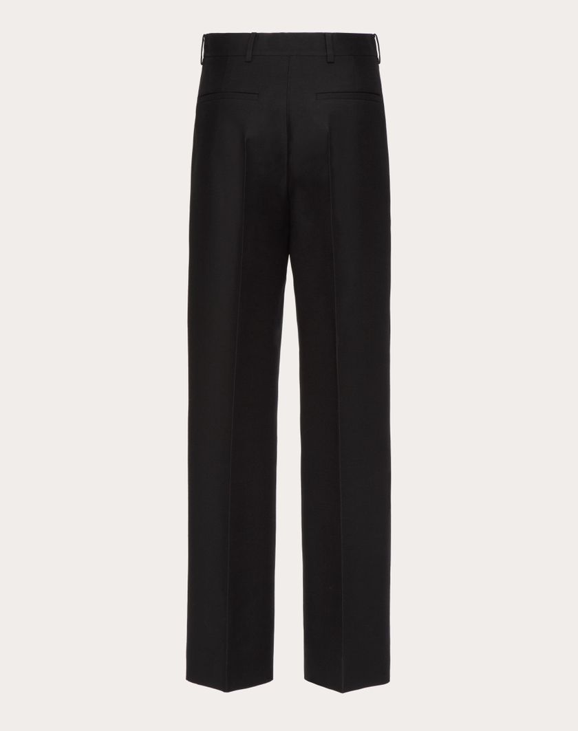 Valentino Handbags Pantaloni In Crepe Couture per Donna in Nero | Valentino IT Officina