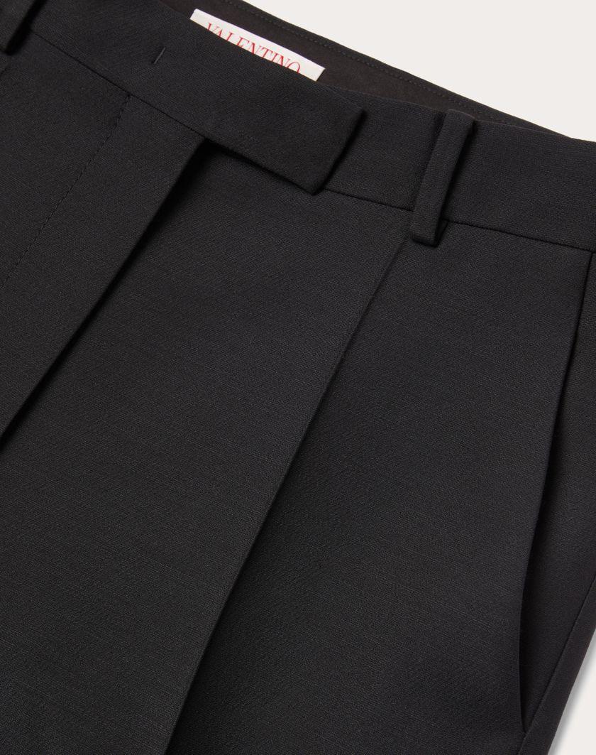 Valentino Handbags Pantaloni In Crepe Couture per Donna in Nero | Valentino IT Officina