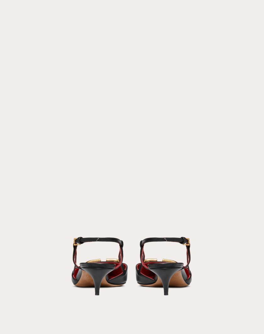 Valentino Handbags Décolleté Slingback Vlogo Signature In Vitello 40mm per Donna in Nero | Valentino IT Soddisfazione Garantita