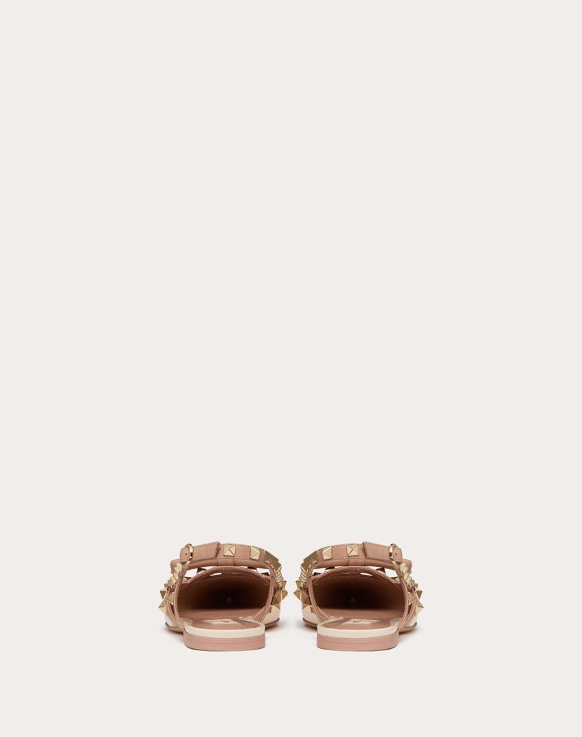 Valentino Handbags Ballerina Slingback Rockstud Bow In Vernice per Donna in Rose Cannelle | Valentino IT Convenienza