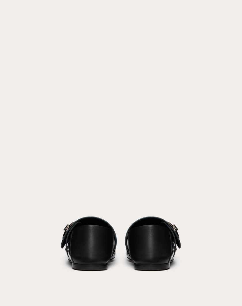Valentino Handbags Ballerina Mary-jane Vlogo Locker In Vernice per Donna in Nero | Valentino IT Outlet