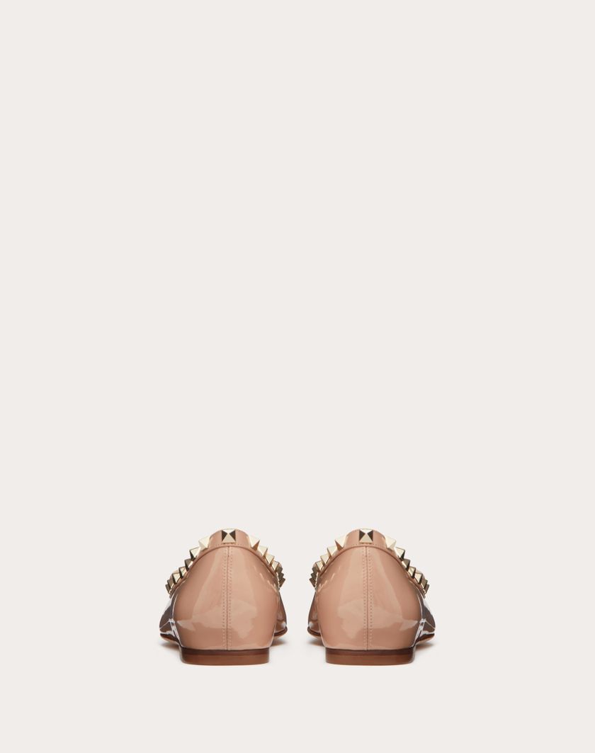 Valentino Handbags Ballerina Rockstud In Vernice per Donna in Nero | Valentino IT Negozio online di fabbrica