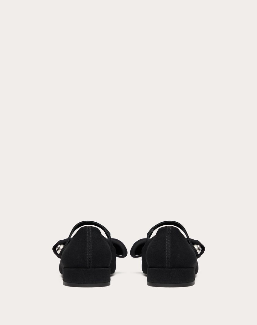 Valentino Handbags Ballerina Mary-jane Valentino Garavani Bowjane In Tessuto Crepe 20mm per Donna in Nero | Valentino IT Shopping online
