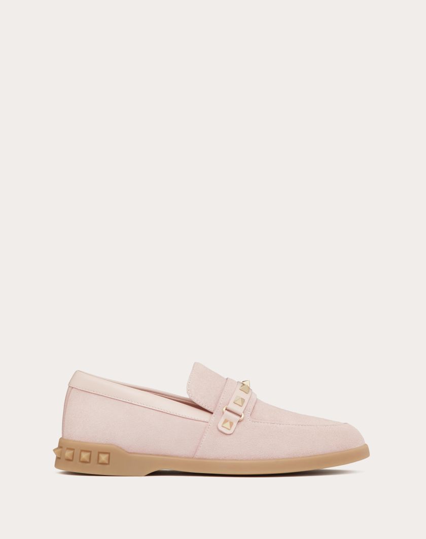Valentino Handbags Mocassino Leisure Flows In Crosta per Donna in Cappuccino | Valentino IT Offerta Pasqua