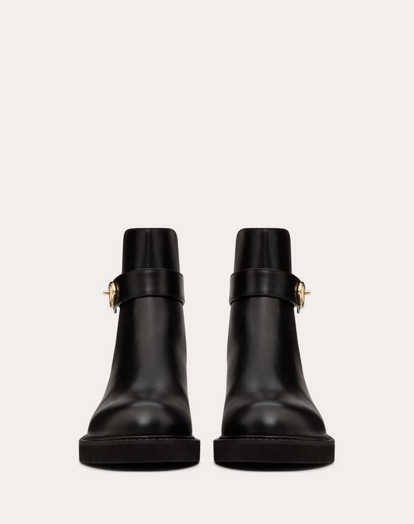 Valentino Handbags Stivaletto Vlogo Locker In Vitello 40mm per Donna in Nero | Valentino IT Smaltimento dello stoccaggio