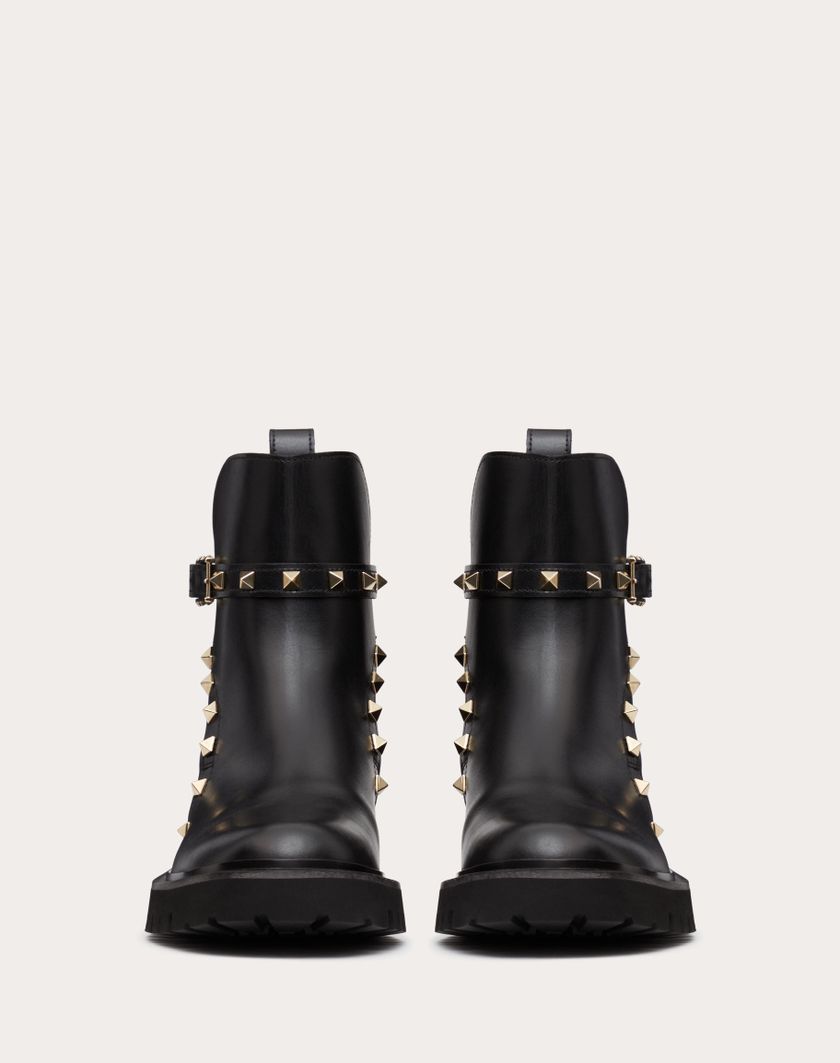 Valentino Handbags Stivaletto Rockstud In Vitello 40mm per Donna in Nero | Valentino IT Lightning offer