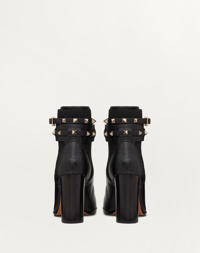 Valentino Handbags Stivaletto Rockstud In Vitello Granato 90mm per Donna in Nero | Valentino IT Grandi sconti