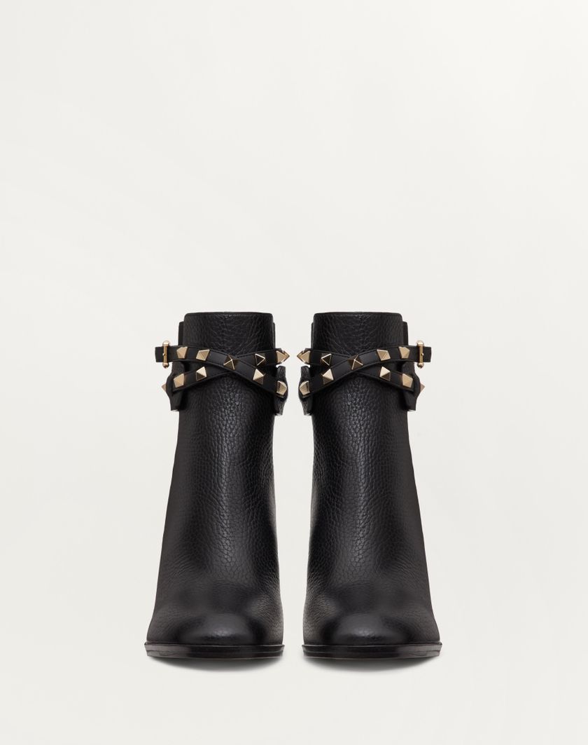Valentino Handbags Stivaletto Rockstud In Vitello Granato 90mm per Donna in Nero | Valentino IT Grandi sconti